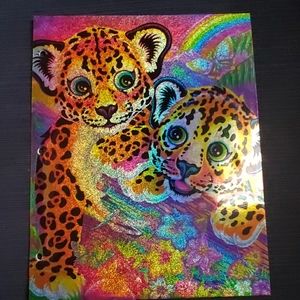 Lisa Frank glitzy folder Hunter/Chipper